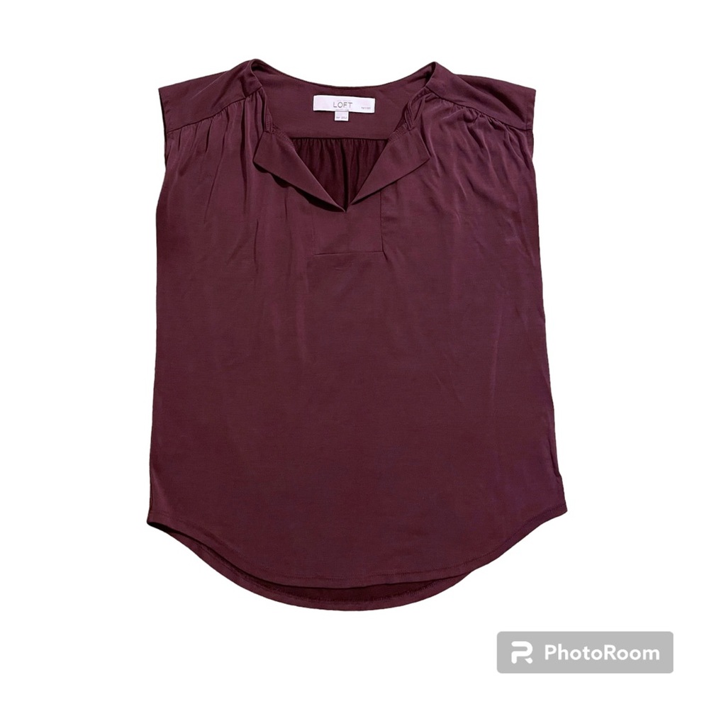 Ann Taylor Loft Cap Sleeve Top XSP